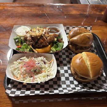 Mean Lew’s BBQ - Two pulled pork sandwiches and sides - Barbeque Near Me - Sonora, California