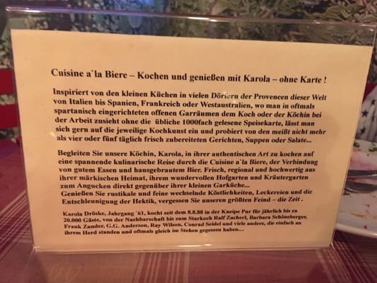 Menu photo 1 Bräuhaus Kneipe Pur Brandenburg, BB Menu photo 1 Bräuhaus Kneipe Pur Brandenburg, BB