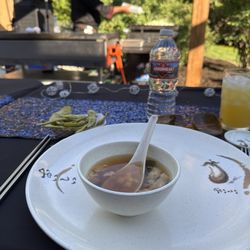 Grill On Wheels - Miso soup,salad and edamame appetizer!