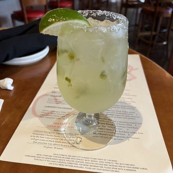 CityRange Steakhouse Grill - Jalapeño Margarita - Steakhouses Near Me - Spartanburg, South Carolina