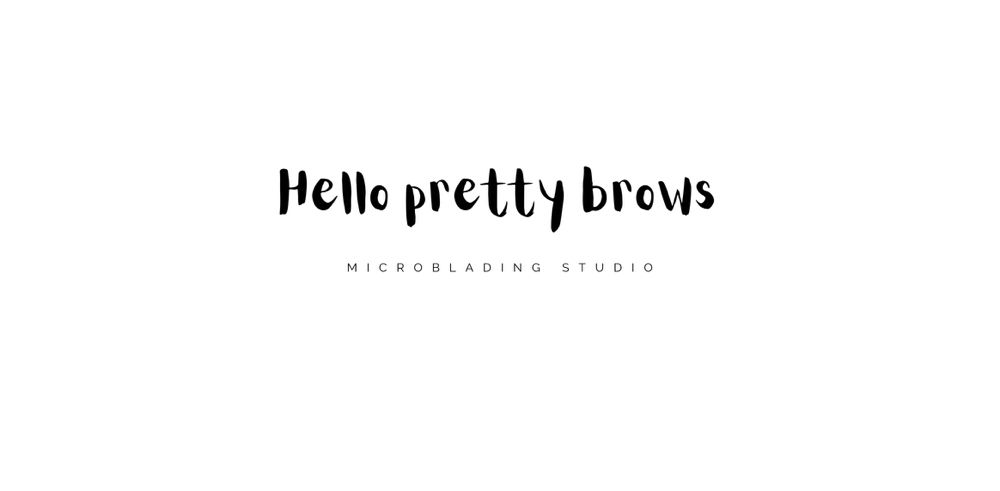 Hello Pretty Brows  Logo