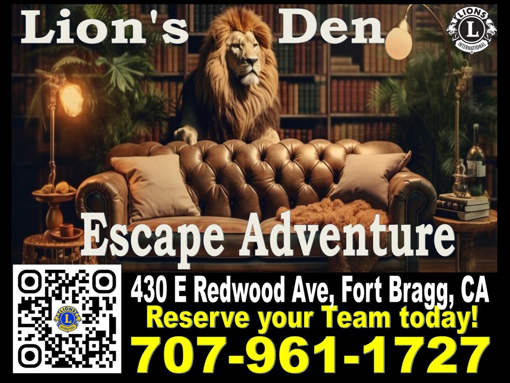 Lion's Den Escape Adventure Logo