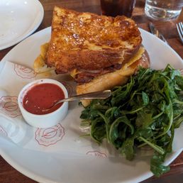 Milk bread monte cristo