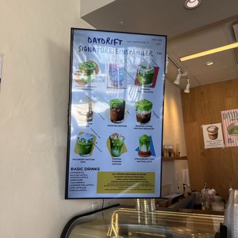 Daydrift - Menu - Coffee & Tea Near Me - Costa Mesa, California