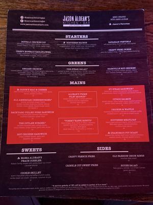 Menu photo 2 Jason Aldean’s Kitchen + Bar Las Vegas, NV
