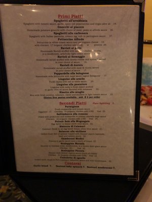 Menu photo 8 Aurora Sausalito Sausalito, CA