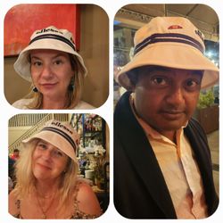 Paisley Home - Vintage Ellesse bucket hat, three ways!