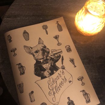 Edgar's Flavors - Cutest menu with custom drawings from local artists. This place is great! - Cocktail Bars Near Me - Brussels, BRU Edgar's Flavors - Cutest menu with custom drawings from local artists. This place is great! - Cocktail Bars Near Me - Brussels, BRU