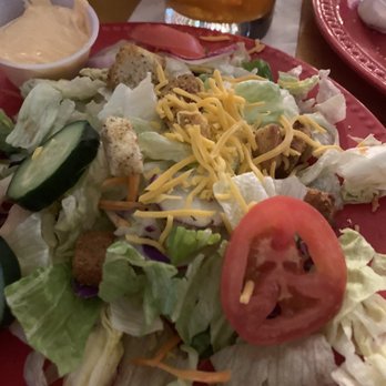 Hillside Fish House - Huge salad! - Wine Bars Near Me - Marshland, Wisconsin Hillside Fish House - Huge salad! - Wine Bars Near Me - Marshland, Wisconsin