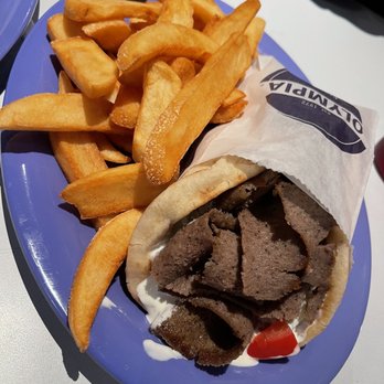 Rainbow Pizza - Gyro with fries - Greek Near Me - San Mateo, California Rainbow Pizza - Gyro with fries - Greek Near Me - San Mateo, California