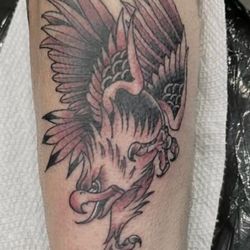 Electric Chair Tattoo - Eagle tattoo!