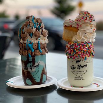The Yard Milkshake Bar - Cookie Monster and Birthday Cake - Ice Cream & Frozen Yogurt Near Me - Vancouver, Washington The Yard Milkshake Bar - Cookie Monster and Birthday Cake - Ice Cream & Frozen Yogurt Near Me - Vancouver, Washington