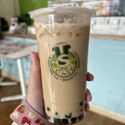 TS Cafe - Honey milk tea w/ boba