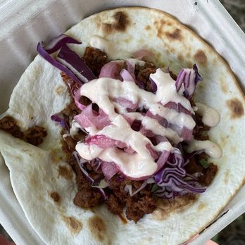 Pittsburgh VegFest - a hand holding a taco in a styrofoam container - Breweries Near Me - Pittsburgh, Pennsylvania Pittsburgh VegFest - a hand holding a taco in a styrofoam container - Breweries Near Me - Pittsburgh, Pennsylvania