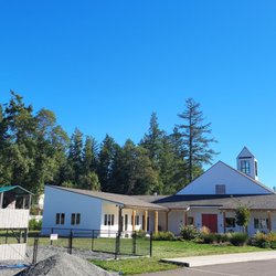 St. Antony of Egypt Episcopal Church - Photo of the church from the parking lot and the playground.