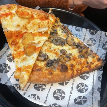 We, The Pizza - Mushroom and Buffalo Chicken Slice - Pizza Near Me - Arlington, Virginia