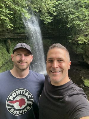Glencar Waterfall by null