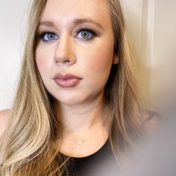 Eye Candy By Claudia - Look at those eyes! Went for a natural glow look to send this beautiful lady off to her engagement shoot today. eyecandybyclaudia.com