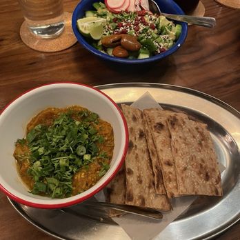 Komaaj  - Eggplant & Tomato Dip and cucumber salad - Restaurants Near Me - San Francisco, California