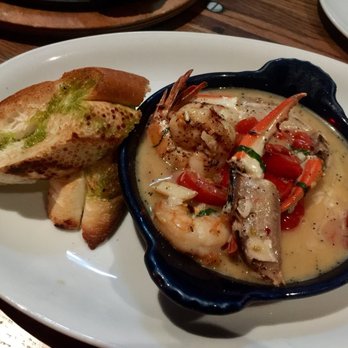 A'Bouzy - My favorite dish! Gulf shrimp & crab fingers - Champagne Bars Near Me - Houston, Texas