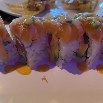 Aki Sushi - Pink panther with jalapeños - Sushi Bars Near Me - Oldsmar, Florida