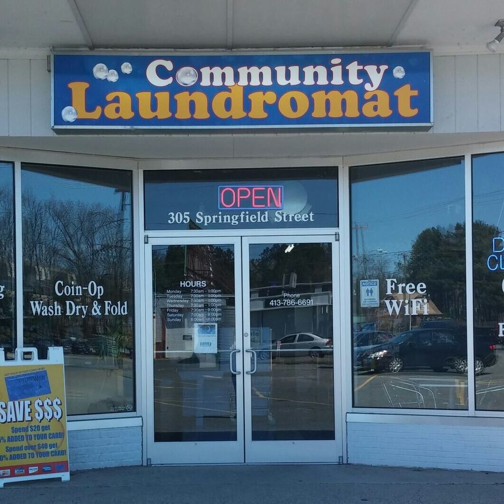 COMMUNITY LAUNDROMAT Updated June 2024 305 Springfield St, Agawam