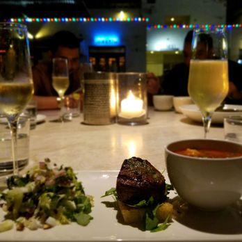 Nick's Manhattan Beach - Petite filet. Filet was fine but I was not a big fan of the salad or soup - American Near Me - Manhattan Beach, California Nick's Manhattan Beach - Petite filet. Filet was fine but I was not a big fan of the salad or soup - American Near Me - Manhattan Beach, California
