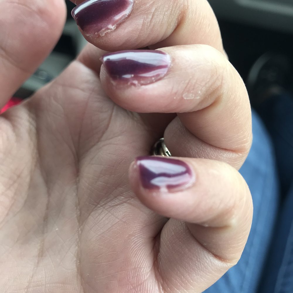 CA Nails - The horrific job that I paid 42 dollars for - Nail Salons Near Me - Santa Fe, New Mexico CA Nails - The horrific job that I paid 42 dollars for - Nail Salons Near Me - Santa Fe, New Mexico