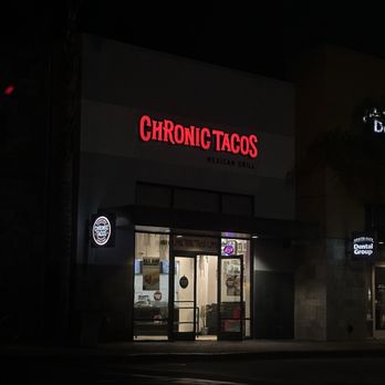 Chronic Tacos - Outside.. it was pretty dark but it was around 7:30pm, but there are business next door. - Mexican Near Me - Redondo Beach, California