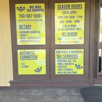 Bee Wise Tax Services - Tax Services Near Me - Victorville, California Bee Wise Tax Services - Tax Services Near Me - Victorville, California
