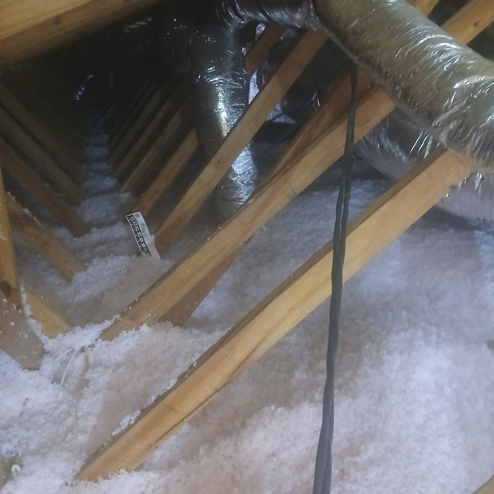Attic Insulators - Blown in insulation in part of my attic. Looks great. Pictures supplied by Attic insulators when my job was complete. - Insulation Installation Near Me - Jacksonville, Florida Attic Insulators - Blown in insulation in part of my attic. Looks great. Pictures supplied by Attic insulators when my job was complete. - Insulation Installation Near Me - Jacksonville, Florida