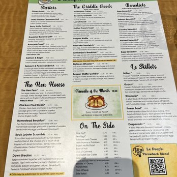 Le Peep - Menu - Breakfast & Brunch Near Me - Nashville, Tennessee