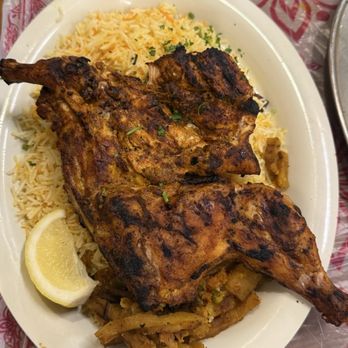 Yemen Cafe & Restaurant - 22. Half Chicken Mandi with Rice - Coffee & Tea Near Me - Richmond, California Yemen Cafe & Restaurant - 22. Half Chicken Mandi with Rice - Coffee & Tea Near Me - Richmond, California