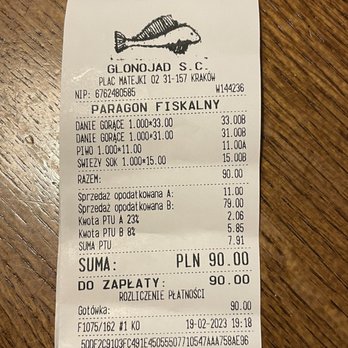Glonojad - Bill - Vegetarian Near Me - Kraków, Massachusetts