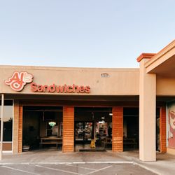 AJ's Sandwiches - Building from our parking spot