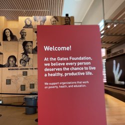 Gates Foundation Discovery Center - Welcome measage
