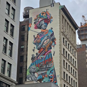 The Gilded Lady Mural - Landmarks & Historical Buildings Near Me - New York, New York The Gilded Lady Mural - Landmarks & Historical Buildings Near Me - New York, New York
