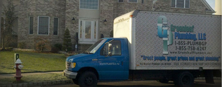 Slide of Greenleaf Plumbing