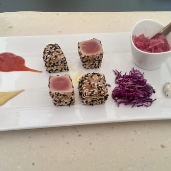 L'Anice Stellato - Seared tuna "bites" - Italian Near Me - Venezia, VE L'Anice Stellato - Seared tuna "bites" - Italian Near Me - Venezia, VE