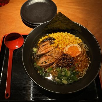 Ramen San - Chicken shio. Added fried garlic and Sesame Chili Oil - Whiskey Bars Near Me - Chicago, Illinois Ramen San - Chicken shio. Added fried garlic and Sesame Chili Oil - Whiskey Bars Near Me - Chicago, Illinois