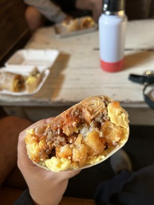 Photo of Kreuzberg California - San Luis Obispo, CA, US. breakfast burrito with sausage