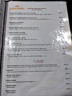 Menu photo 7 Armando al Pantheon Rome, RM