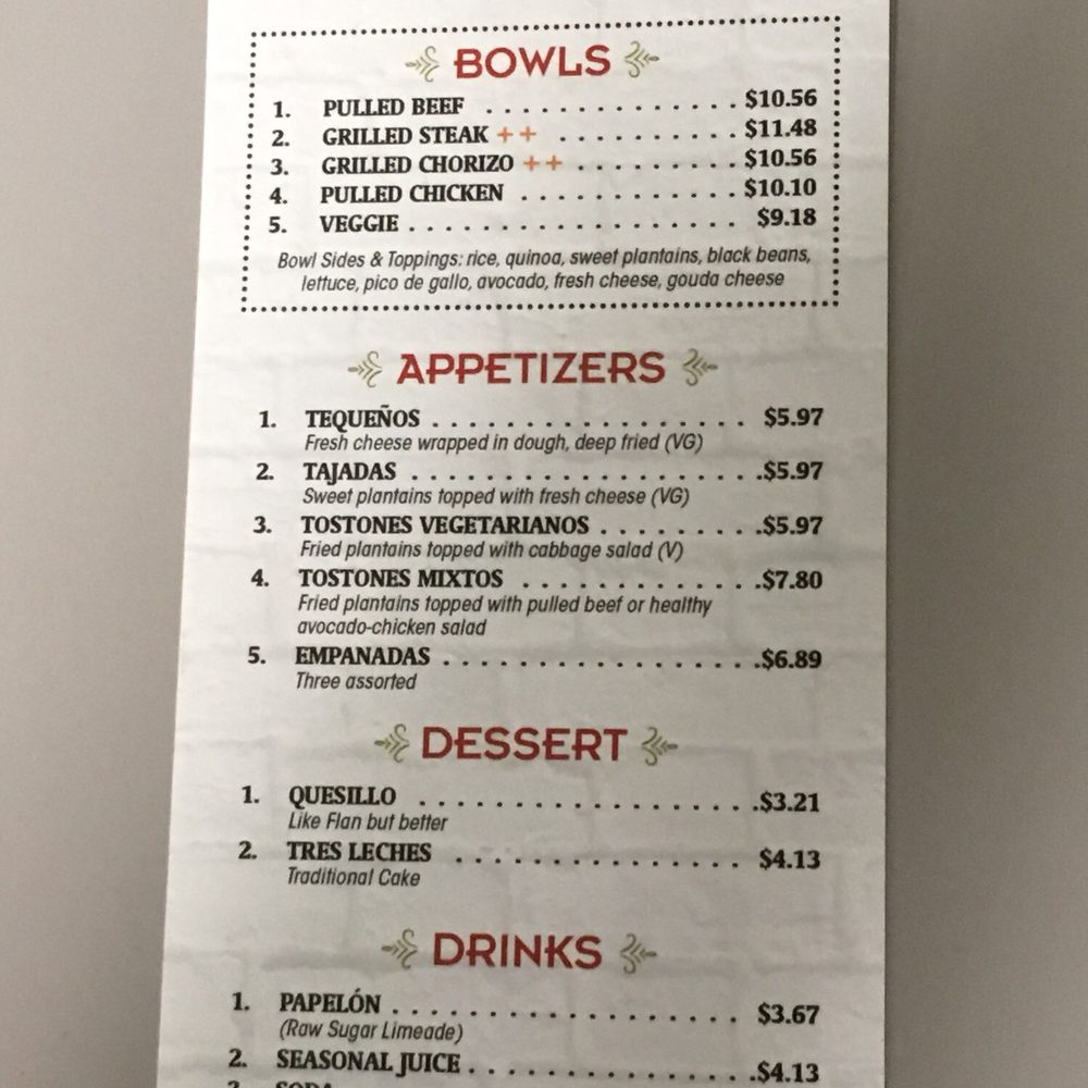 White Maize - Menu - Venezuelan Near Me - Brooklyn, New York White Maize - Menu - Venezuelan Near Me - Brooklyn, New York