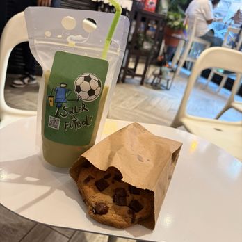 787 Coffee - iced caramel matcha. Chocolate chip cookie $15 - Coffee & Tea Near Me - New York, New York