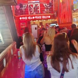 Bar and stage area