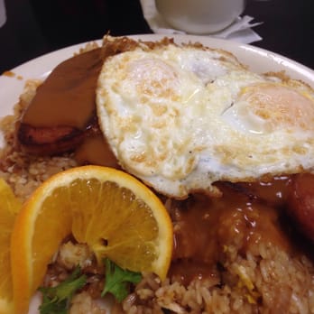 Scramblers Cafe - My fave loco moco with spam - Breakfast & Brunch Near Me - Norco, California Scramblers Cafe - My fave loco moco with spam - Breakfast & Brunch Near Me - Norco, California