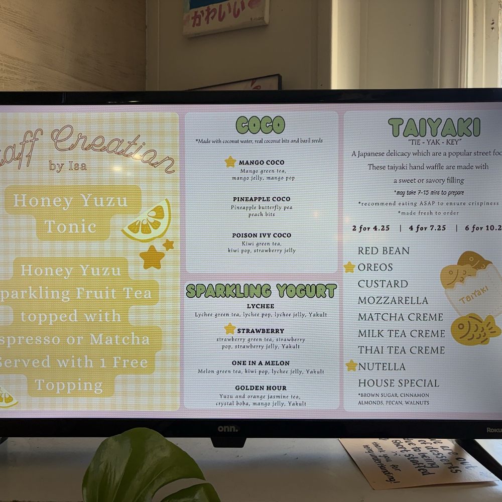 Moshi Moshi Boba Cafe - Menu - Bubble Tea Near Me - Greensboro, North Carolina Moshi Moshi Boba Cafe - Menu - Bubble Tea Near Me - Greensboro, North Carolina