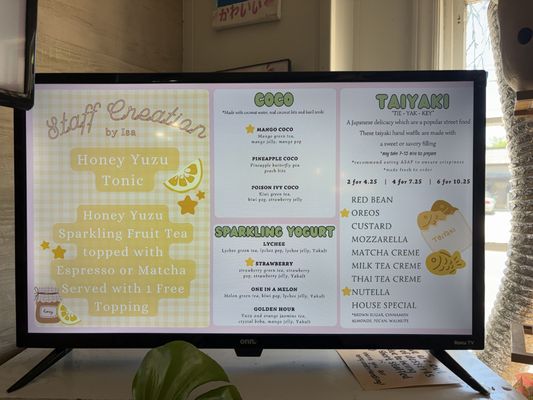 Menu photo 1 Moshi Moshi Boba Cafe Greensboro, NC Menu photo 1 Moshi Moshi Boba Cafe Greensboro, NC