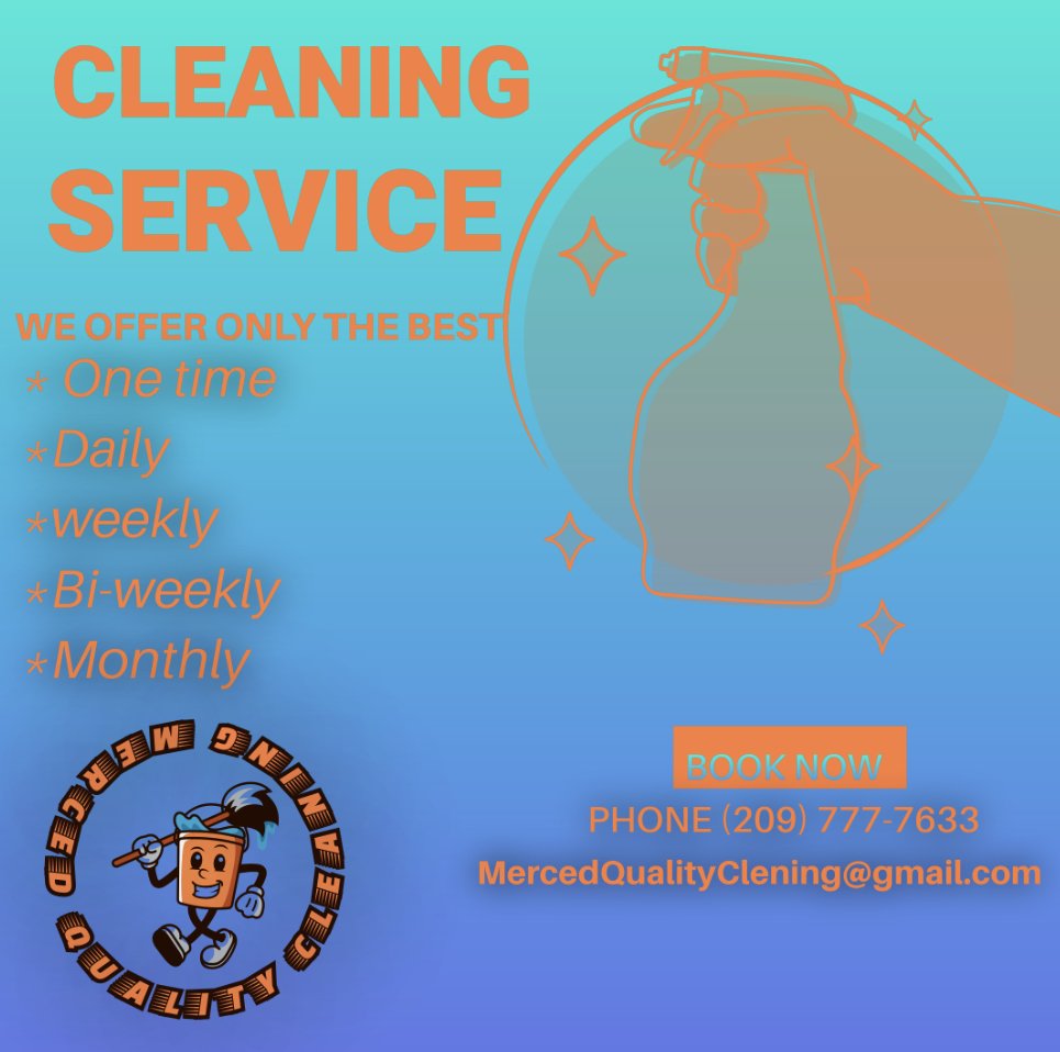 MERCED QUALITY CLEANING Updated April 2024 Request a Quote Merced