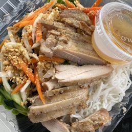 Rice Noodle Salad chicken Rice Noodle Salad chicken